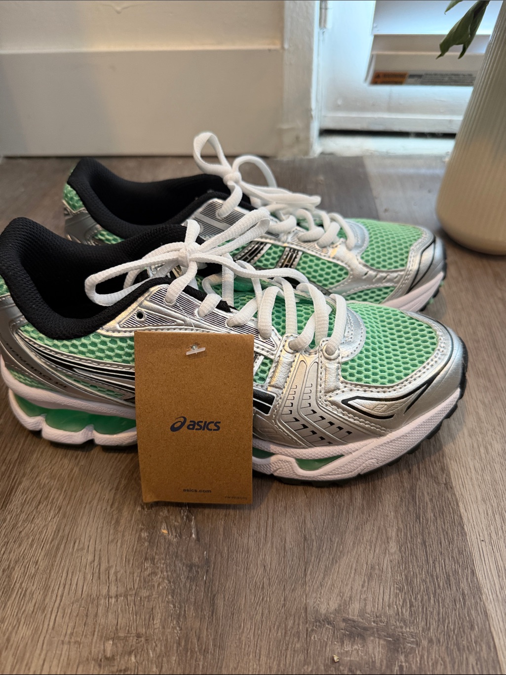 Asics Gel-Kayano 14 Green/Silvery (Women's) Size 6